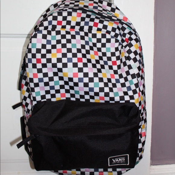 vans backpack colorful